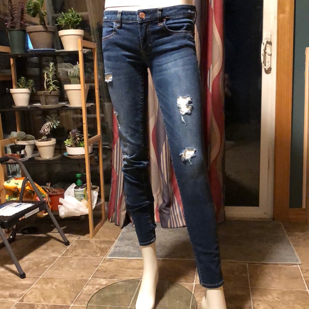 AE low rise jeggings